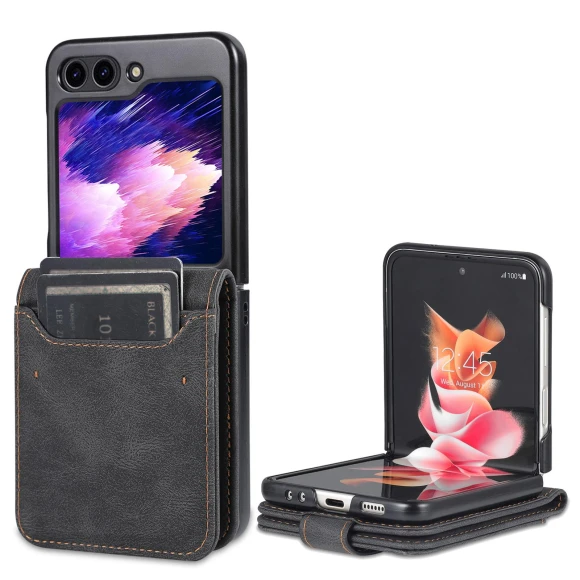 PU Leather Phone Case with Kickstand and Card Slots — Phone Accessories, Smartwatch 2025