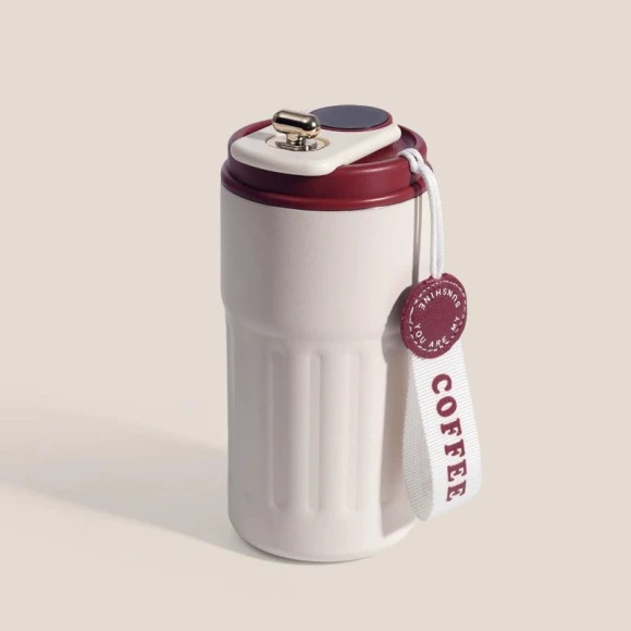 Smart LED Temperature Display Insulated Coffee Tumbler — Beverage Warmers, Houspace