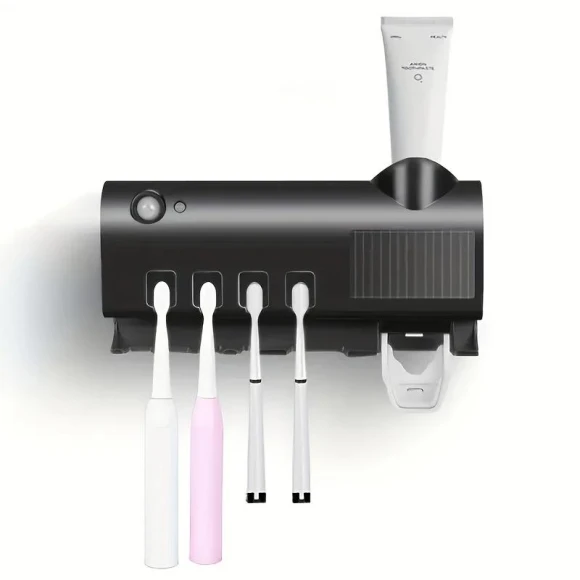 Smart Toothbrush Holder with Automatic Dispenser — Toothbrush Holders, weve