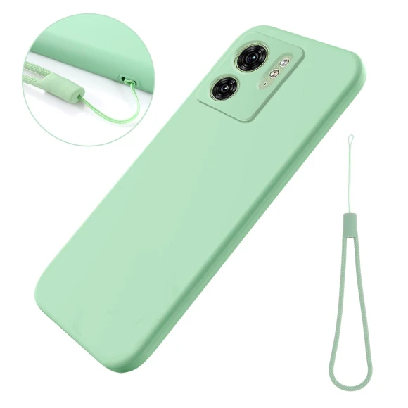 Soft Lining Liquid Silicone Phone Case with Strap — Basic Cases, Smartwatch 2025