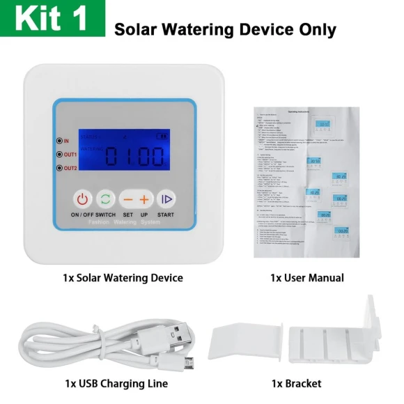 Solar Powered Smart Garden Watering System — Automatic Irrigation, Decor Dream