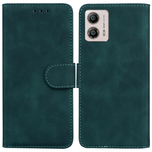 Solid Color Stand Wallet Cover PU Leather Phone Case — Flip Cases, Smartwatch 2025