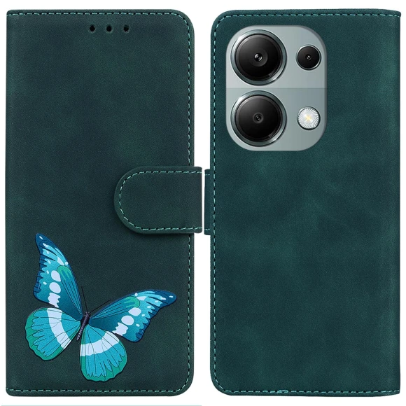 Butterfly PU Leather Wallet Stand Cover — Phone Accessories, Smartwatch 2025