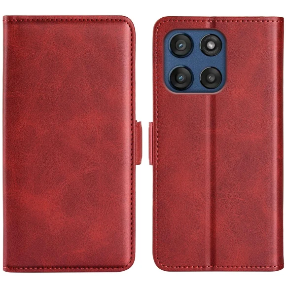 Calf Texture Leather Wallet Phone Cover — Flip Cases, Smartwatch 2025