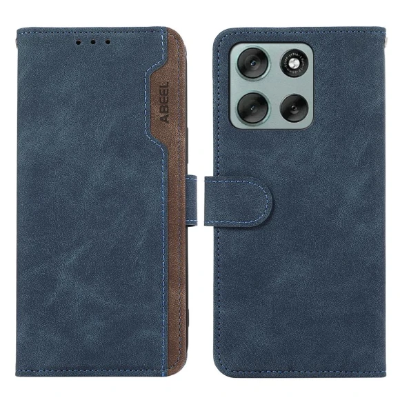 Color Splicing Leather Flip Phone Cover — Flip Cases, ABEEL
