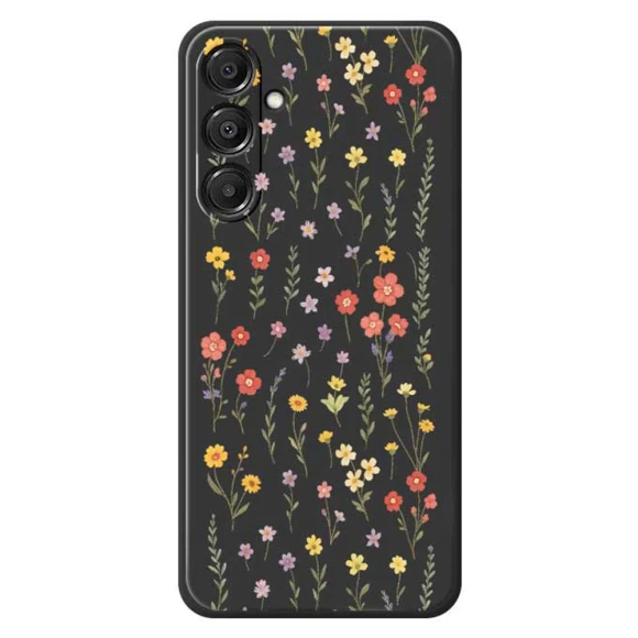 Flowers and Grass Pattern Printing Straight Edge TPU Phone Back Cover — Back Covers, Smartwatch 2025