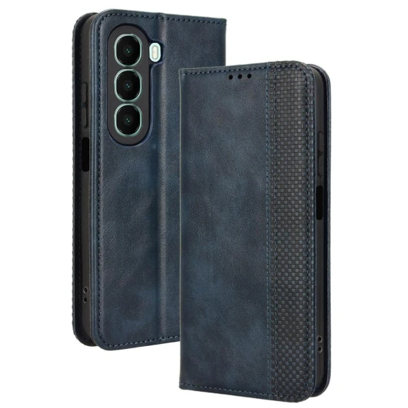 Leather Case Wallet Stand Retro Texture Phone Cover — Basic Cases, Smartwatch 2025