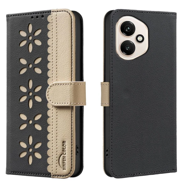 Leather Phone Case with Floral Pattern — Flip Cases, Smartwatch 2025