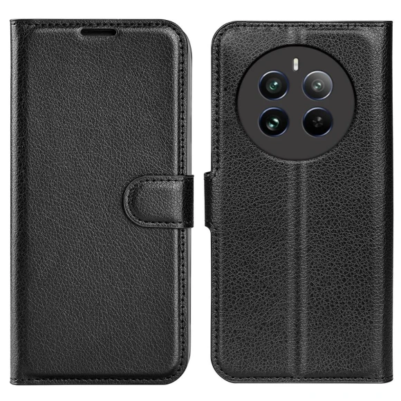 Litchi Texture PU Leather Folio Flip Wallet Phone Cover — Phone Accessories, Smartwatch 2025