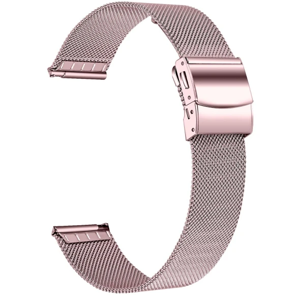 Metal Watch Strap Milanese Mesh Wrist Band with Folding Buckle — Bands, Smartwatch 2025