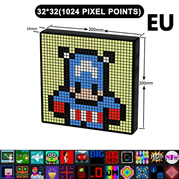 Programmable LED Matrix Pixel Panel Display Light — LED Strips, SaiMili Light