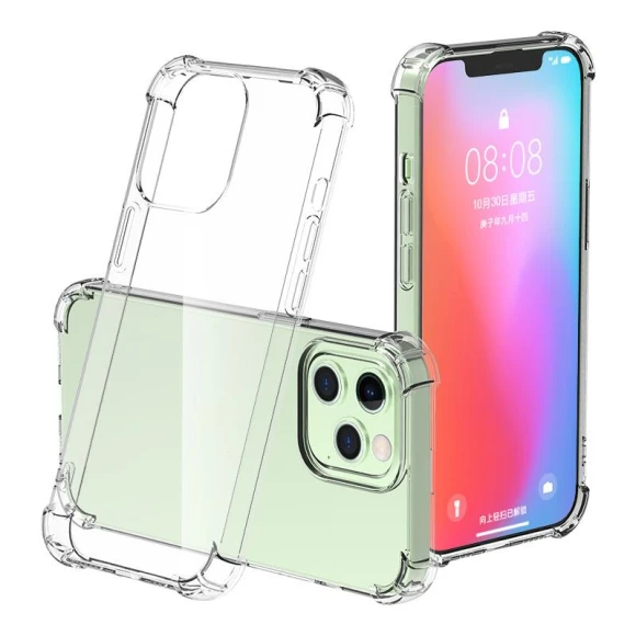 Smart TPU Case Clear Four Corner Reinforcement Phone Guard Cover — Basic Cases, Samrtwatch Bands Straps