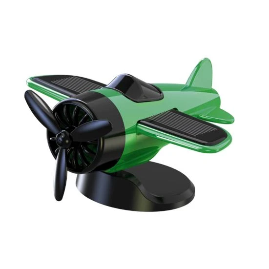 Solar-Powered Airplane Car Decor — Car Essentials, Talos My Car