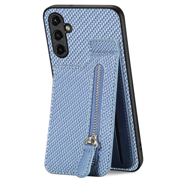 Vertical Kickstand Carbon Fiber Bump Proof Phone Cover — Phone Accessories, Smartwatch 2025