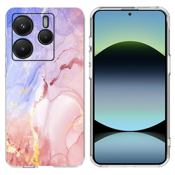 Case Marble Pattern Printing Soft TPU Phone Cover — Mobiles, Smartwatch 2025