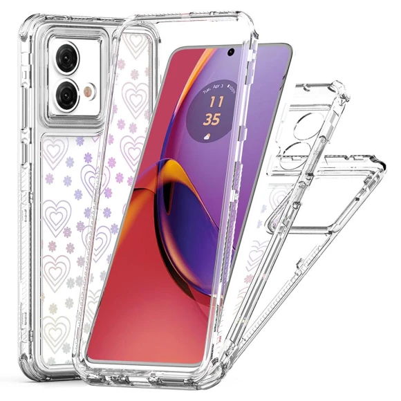 Clear Acrylic TPU Hybrid Phone Cover with Laser-printed Film Stars — Protective Covers, Smartwatch 2025