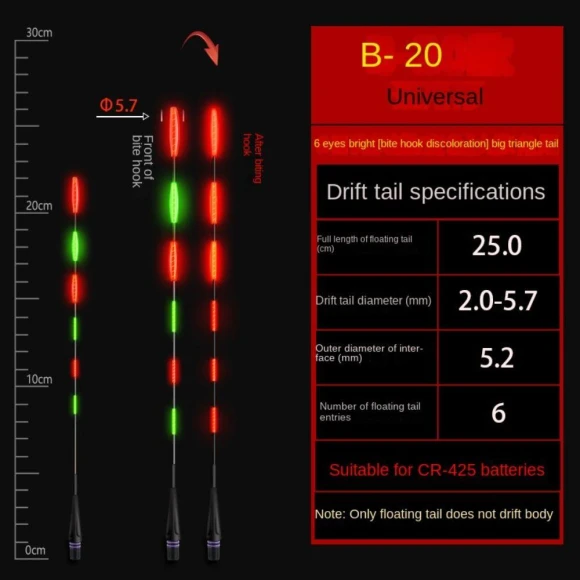 Glowing LED Smart Fishing Float — Bite Indicators, Zongxiang