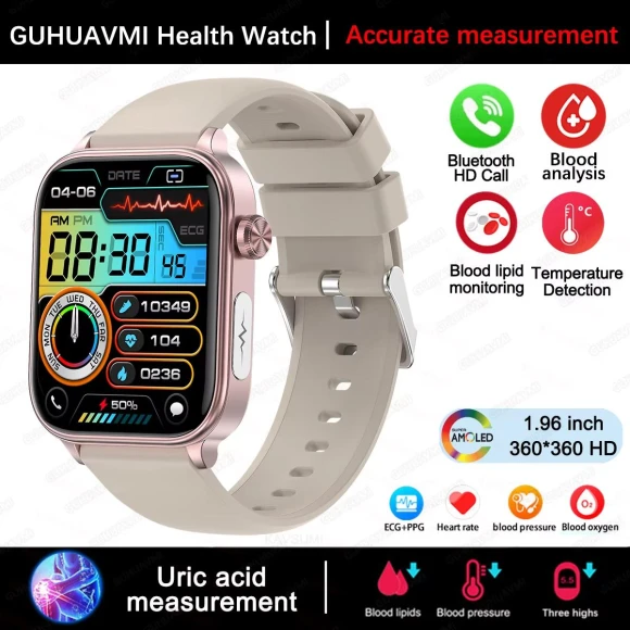 Health Smart Watch with ECG and PPG — Smartwatches, SAMS Online