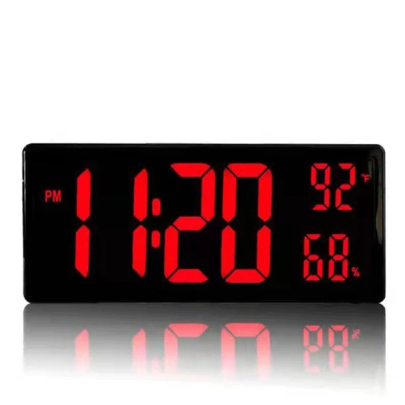 LED Digital Display Wall Clock — Clocks, Fashionable bags