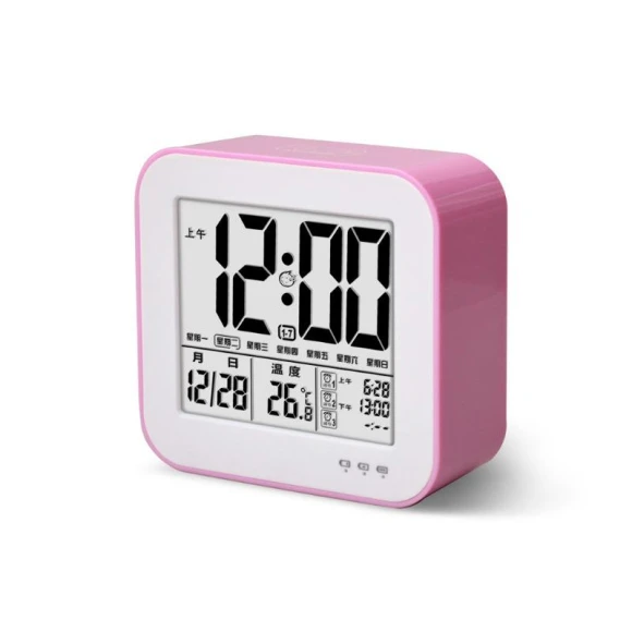 Multifunctional USB Smart Light Sensor Alarm Clock — Alarm, Fashionable bags