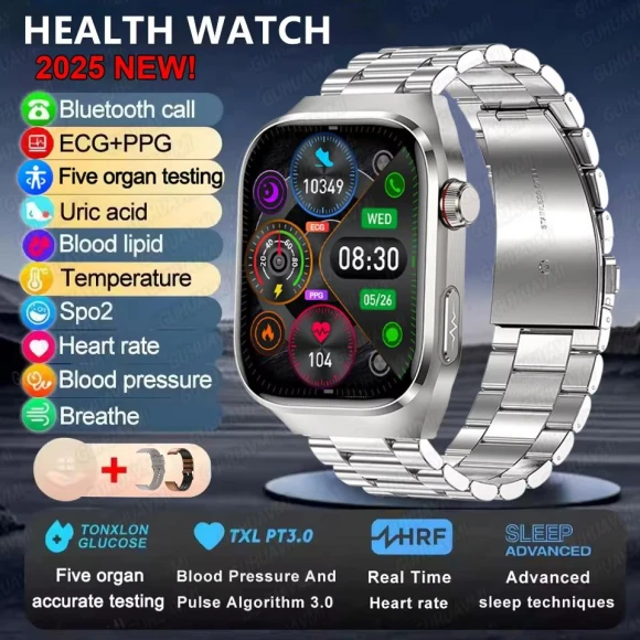 Smart Health Watch with ECG+PPG AI Diagnosis — Smartwatches, SAMS Online
