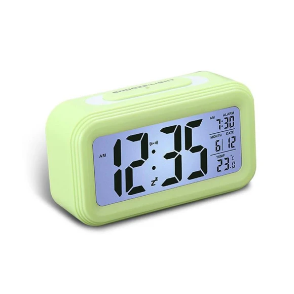 Digital Alarm Clock with Temperature and Calendar — Alarms & Clocks, Factory Discount Outlet