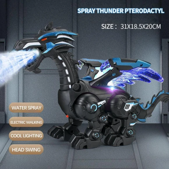 Electric Spray Disinfecting Dinosaur Robot Toy — Infant & Early Childhood Playthings, juhe
