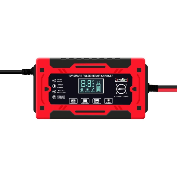 Intelligent Motorcycle Battery Charger with Pulse Repair Function — Battery Chargers, AI Supermarket