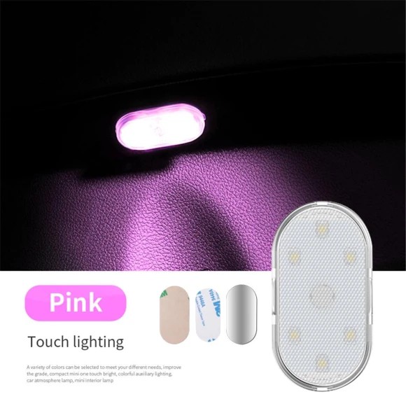 LED Touch Sensor Multicolor Car Roof Light — Light Kit, A Auto Parts Mall