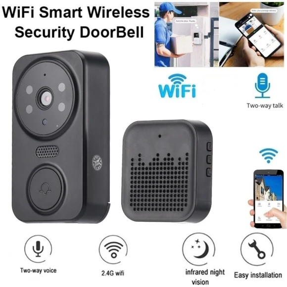 Smart Wireless Doorbell — Smart Home Security, Refreshing Home
