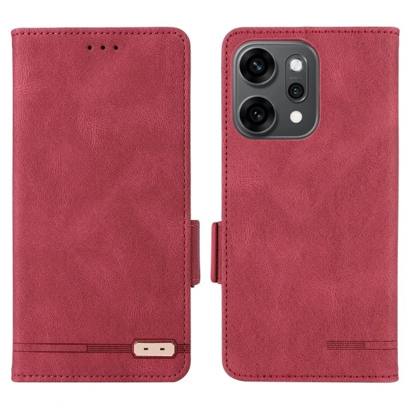 Leather Wallet Flip Phone Cover with Hardware Decor — Flip Cases, Smartwatch 2025