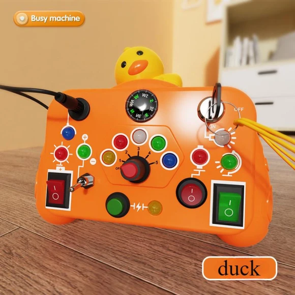 LED Busy Board with Touch Toys — Infant & Early Childhood Playthings, messiia