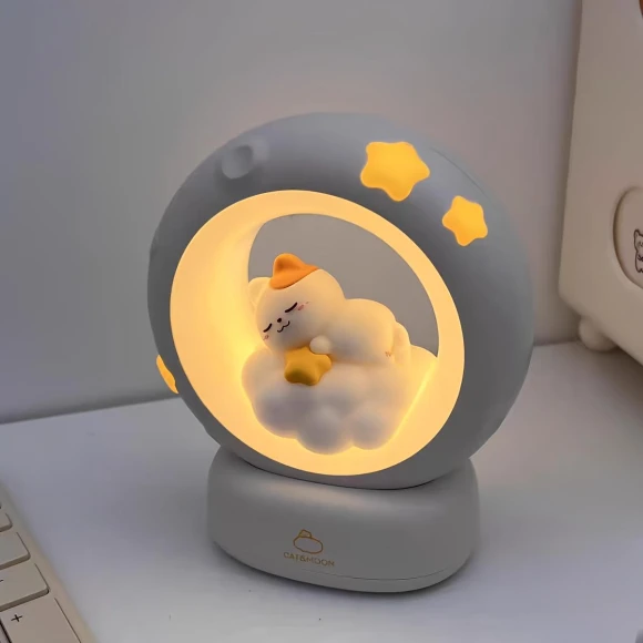 Sleeping Kitten Night Light — Night Lights, Houspace