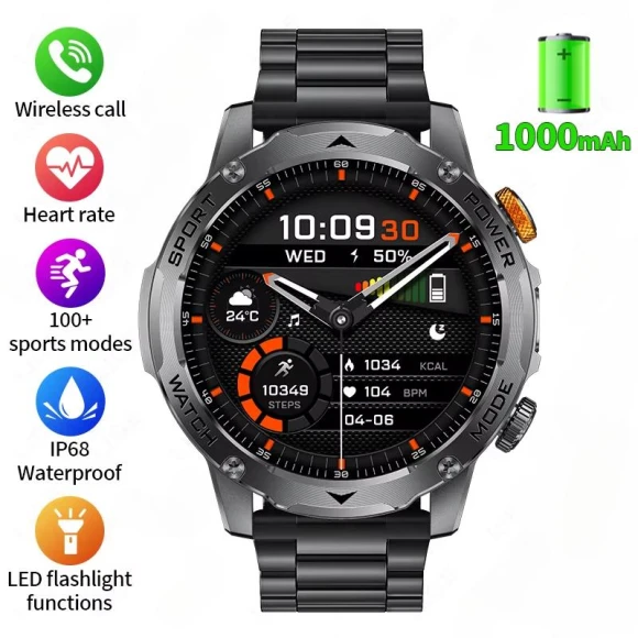 Smart Watch with Large Screen and Long Battery Life — Smartwatches, ElectronicsHome