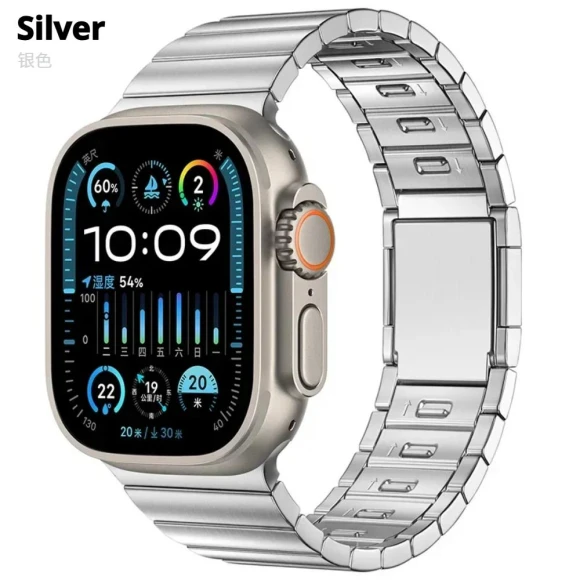 Steel Watch Strap with Magnetic Clasp — Wearable Accessories, LUJING