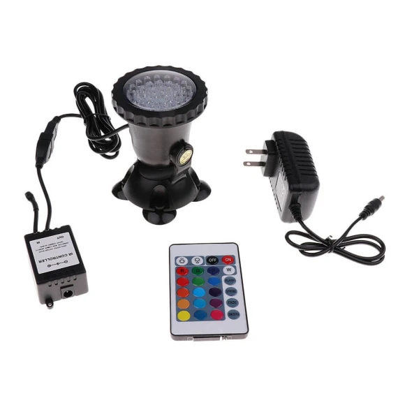 36 LED RGB Submersible Spotlight — Bases, COOKING-MALL