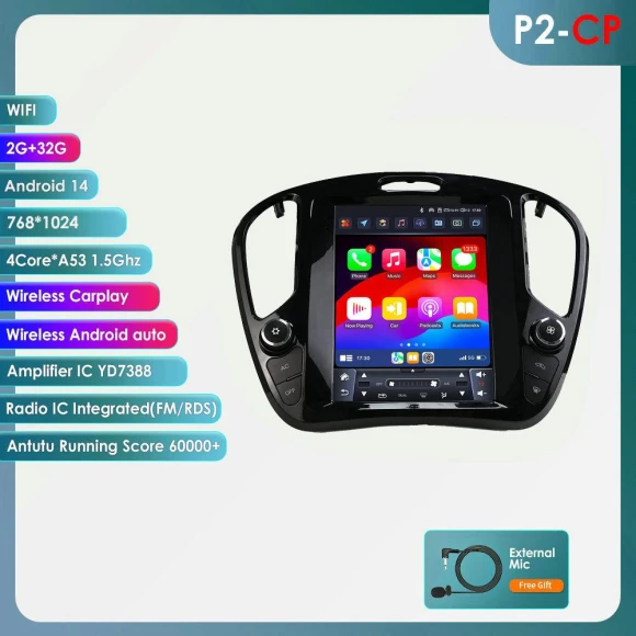 9.7-inch AI Android Car Multimedia Video Player — In-Dash, Hizpo