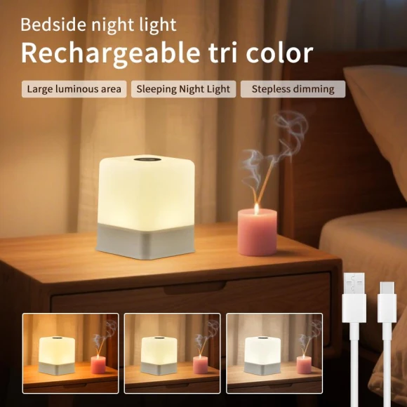 Bedside Touch LED Night Light — Finishing Compounds, Sole Street