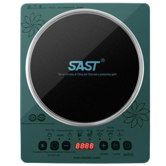 High Power Smart Induction Cooktop with Touch Control and Timer — Portable Cooking Solutions, ElectroCN