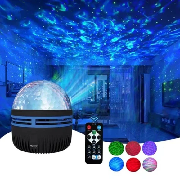 LED Galaxy and Ocean Waves Projector — Presentation Pointers, COOKING-MALL