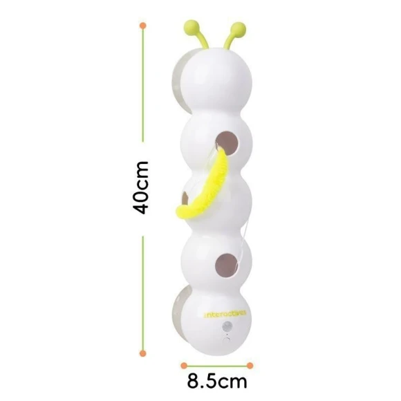 Smart Caterpillar Cat Teaser Toy — Foam, Pooper Scooper Supply Station