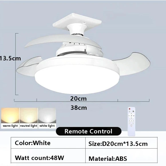 Smart LED Ceiling Fan with Light — Ceiling Fan Lighting Solutions, Sole Street