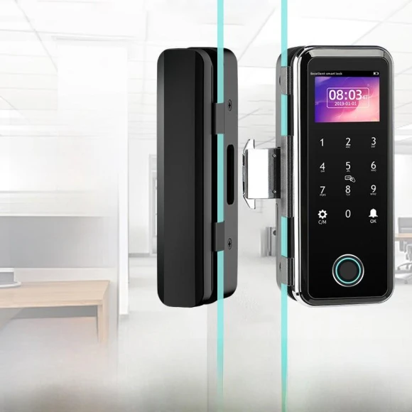 Smart Lock for Frameless Glass Door — Electromagnetic Security Locks, VantaGoods