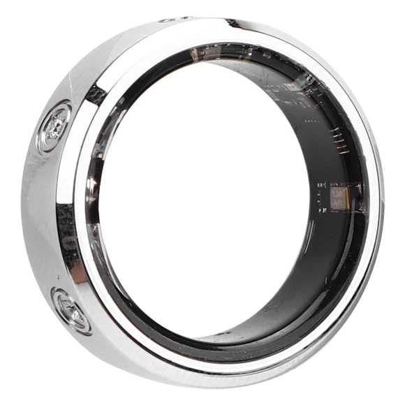 Smart Ring with Crystal Inlay — Smart Rings, KONNWEI