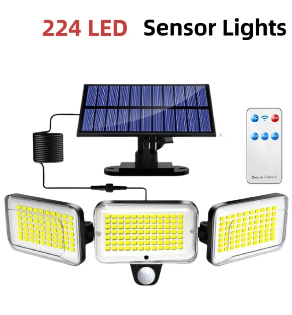 Solar Lights Outdoor with Motion Sensor — Outdoor Security & Flood Lighting, KITCHEN-MALL