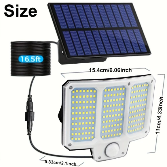Solar Powered Outdoor Motion Sensor Floodlight — Outdoor Security & Flood Lighting, Fresh Source International Inc
