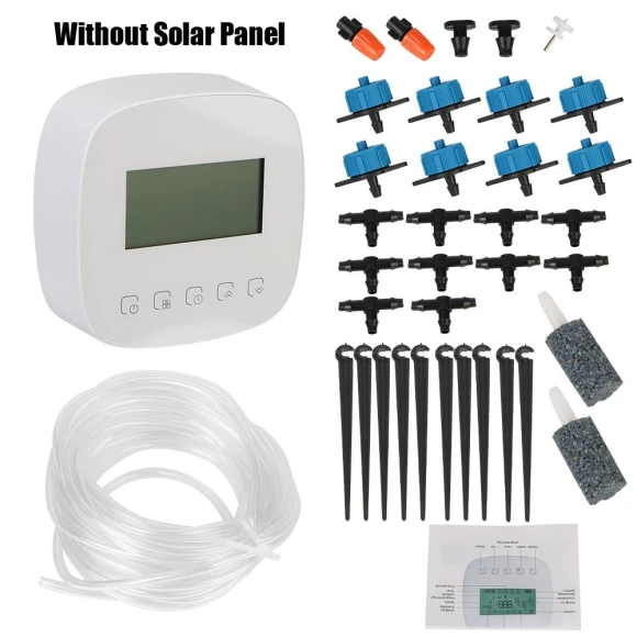 WiFi Smart Drip Irrigation Controller with Solar Panel — Drip Kits, Sole Street