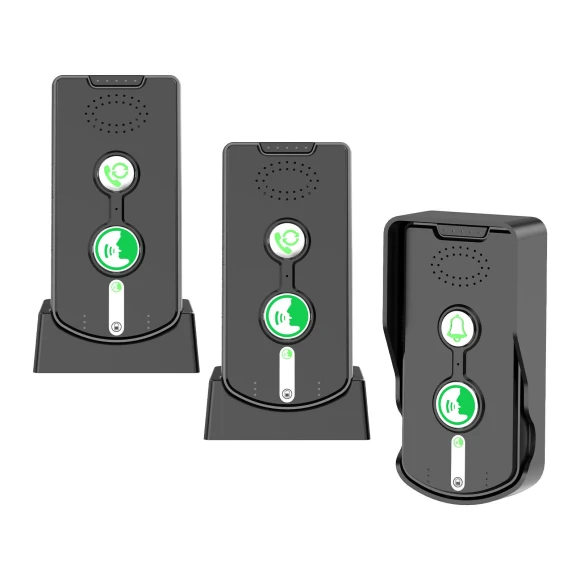 Wireless Doorbell Intercom Rechargeable Long Distance Smart Intercom — Kits, KONNWEI