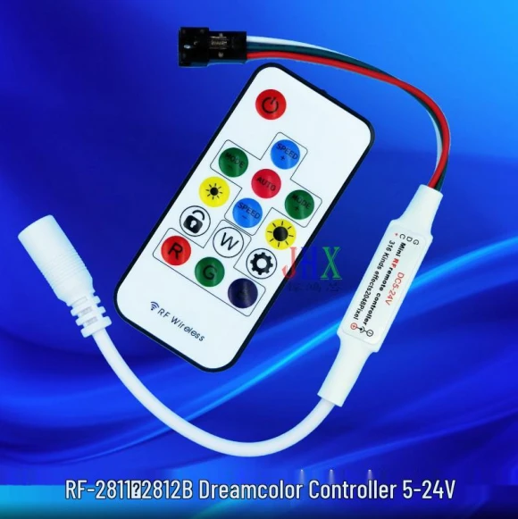 14-Button RF LED Controller with 300 Color Effects — Remote Controls, Value Vault
