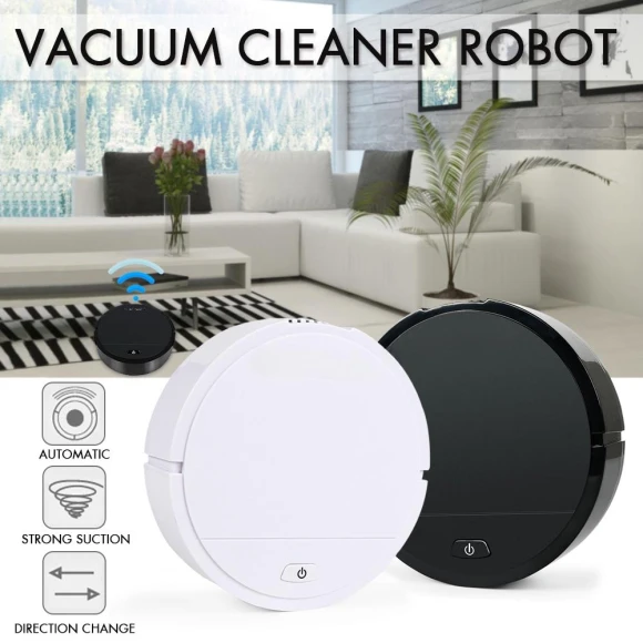 Automatic USB Rechargeable Smart Robot Vacuum — Bases, Decor Dream